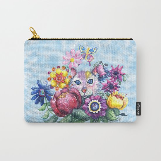 Camouflaged in a Summer Garden Carry-All Pouch