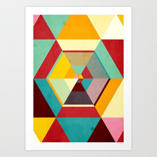 Color Mess Art Print