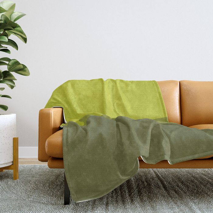 Chartreuse throw outlet