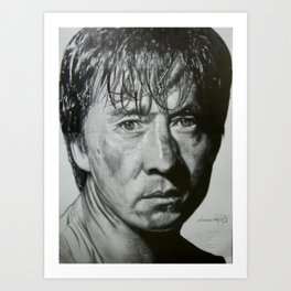 Jackie Chan Portrait Art Print