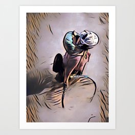 Harvest Day Art Print | Painting, Rural, Agriculture, Agricultural, Ink, Digital, Worker, Beautiful, Amazing, Oil 