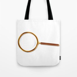 Brass Magnifying Glass Tote Bag