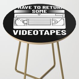VHS Player Videotape Video Cassette Tape Recorder Side Table