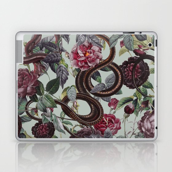 Snakes and Roses Laptop & iPad Skin