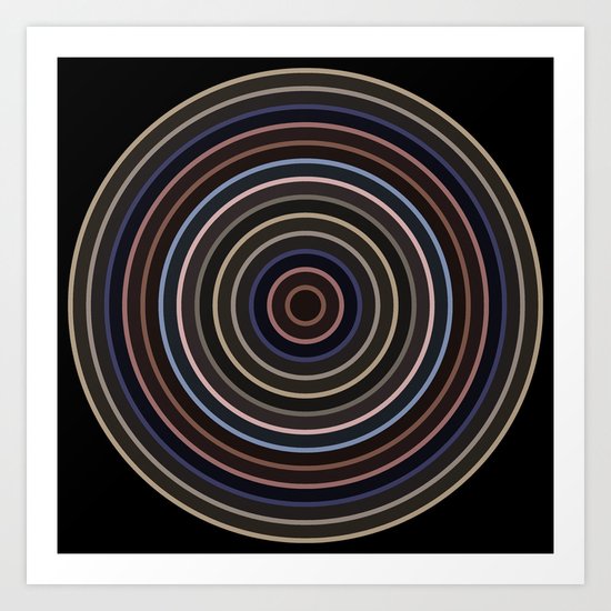 Colorful circle IV Art Print