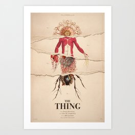 The Thing Alternative Film Poster Kunstdrucke