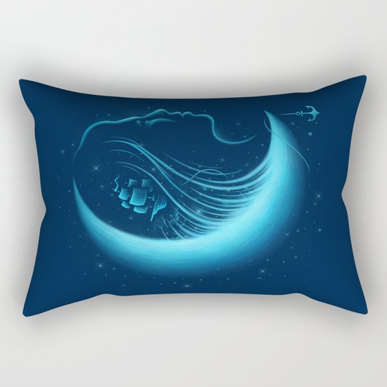 Moonlight Grace Rectangular Pillow