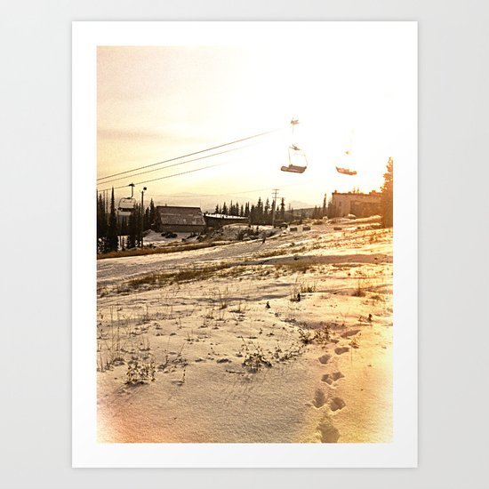 Sunrise Mountain Art Print