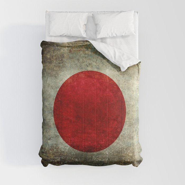 Flag of Japan - Grungy Comforter