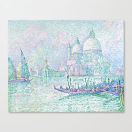Paul Signac "Venise. La Salute Vert" Canvas Print