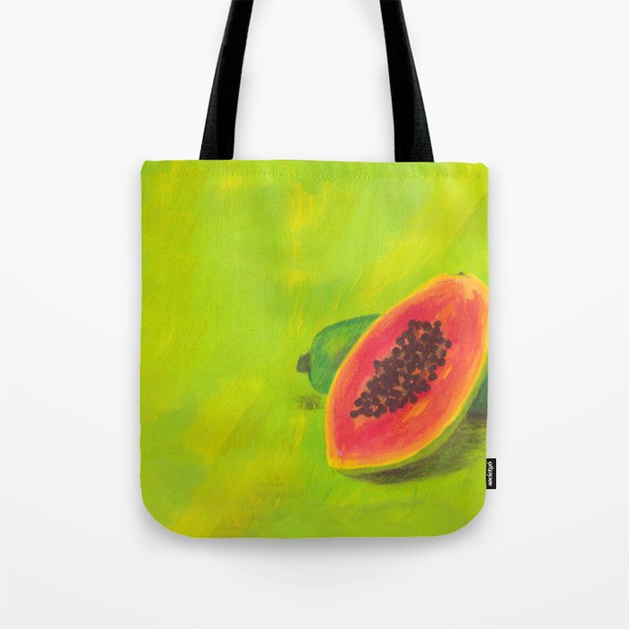 Fresh Papaya Still Life Tote Bag