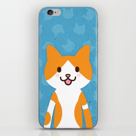 Happy Cat iPhone & iPod Skin