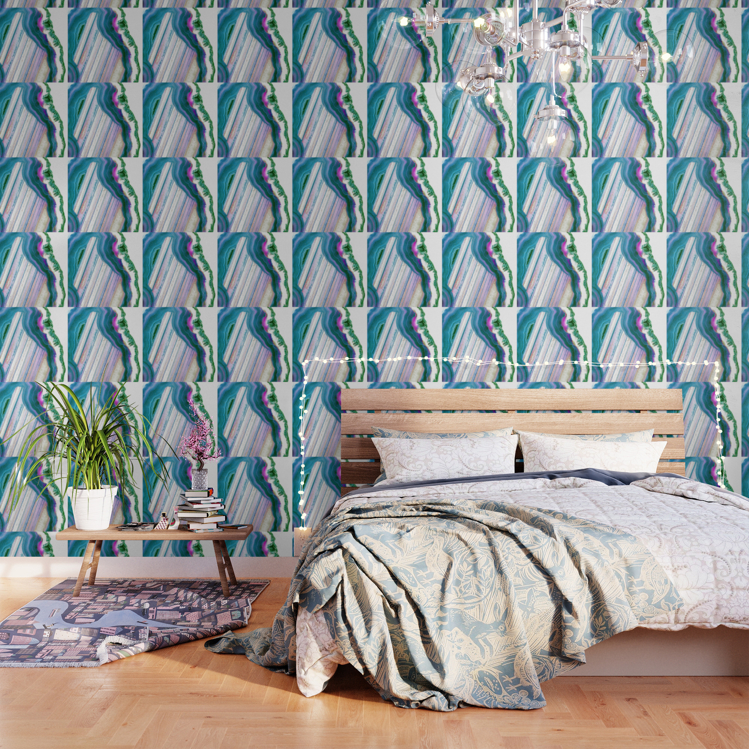 Agate Geode Wallpaper By Naturemagick Society6 See more geode wallpaper, crystal geode wallpaper, mineral geode wallpaper, close up looking for the best geode wallpaper? society6