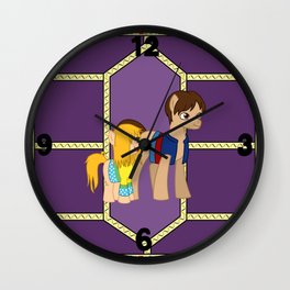 ROTG Pony Jaime & Sophie Wall Clock