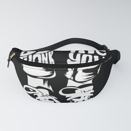 Stand By Me Slogan On Leg Illustration Fanny Pack