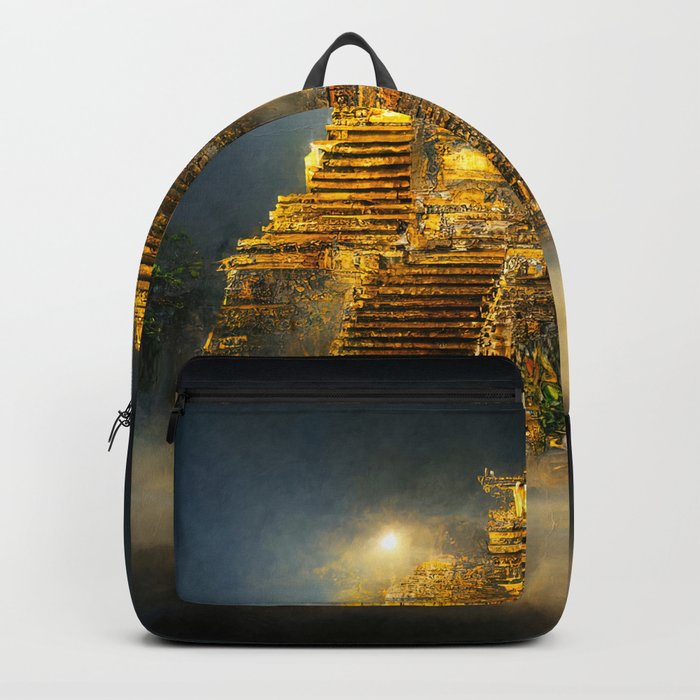 Ancient Mayan Temple Backpack