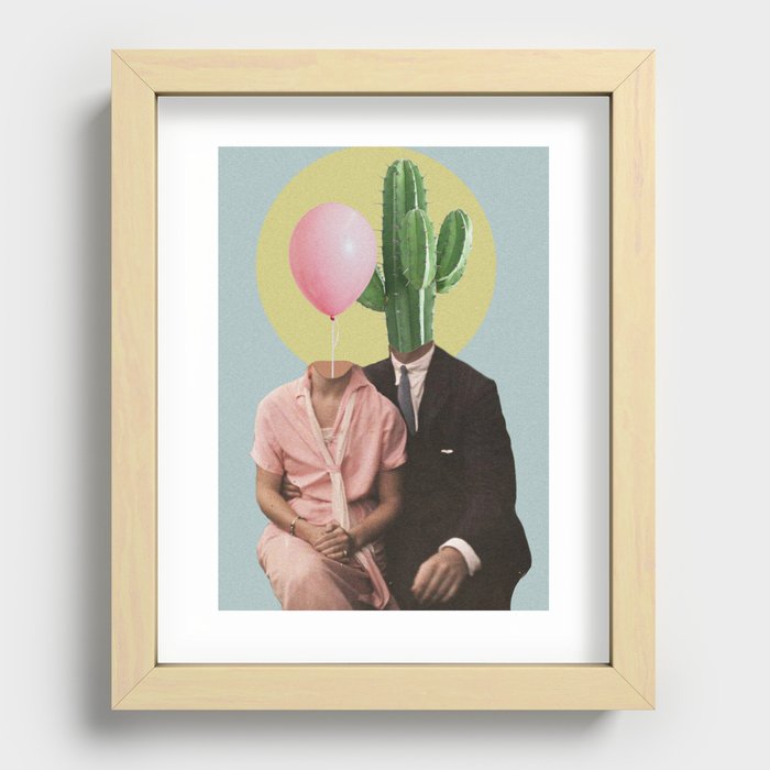 The compromise of the couple Recessed Framed Print