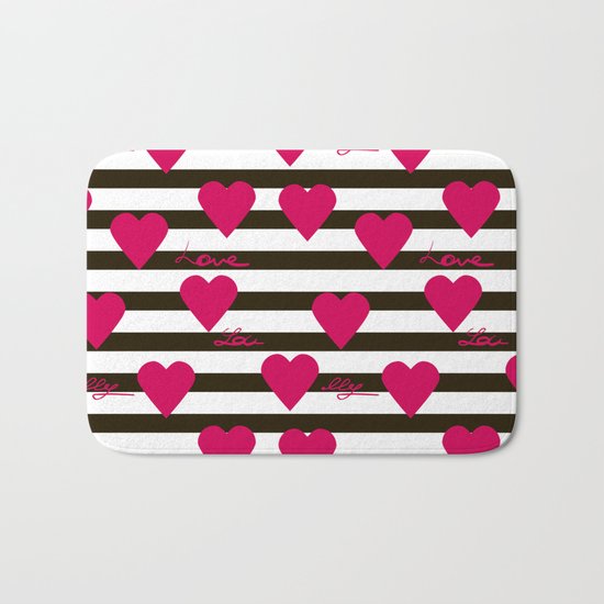 "You My Love" Bath Mat