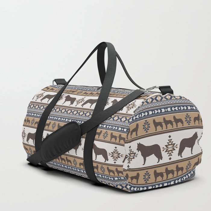 Boho dogs | Siberian Husky tan Duffle Bag