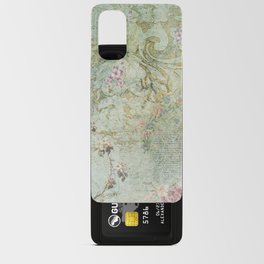 Vintage French Floral Wallpaper Android Card Case