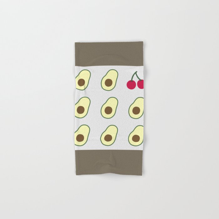 Eight avocado one cherry 3 Hand & Bath Towel