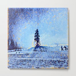 Winter Landscape Metal Print