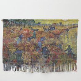 The Red Vineyard Wall Hanging