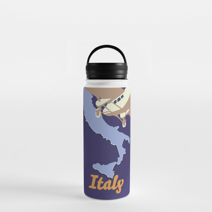 Vintage Italy travel poster. Water Bottle
