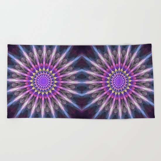 Flowering like sunbeams Beach Towel