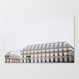 Overcast in Paris Canvas Print