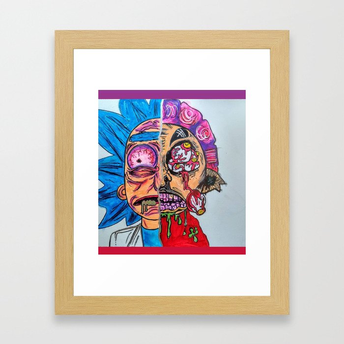 Acid  Framed Art Print