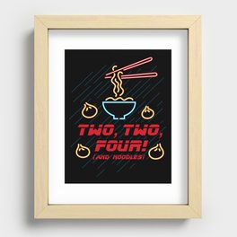 Two Two Four (and noodles) Recessed Framed Print