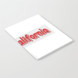 "#iLoveCalifornia " Cute Design. Buy Now Notebook