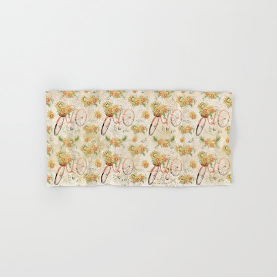 Vintage Sunflowers #11 Hand & Bath Towel
