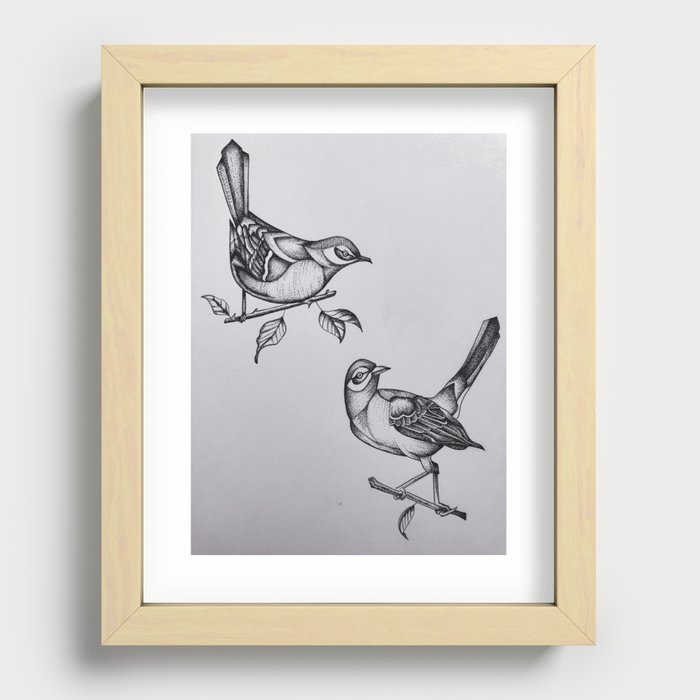 birdie Recessed Framed Print