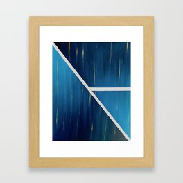 Blue in Transition Framed Art Print