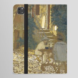 Edouard Vuillard Repast In A Garden iPad Folio Case