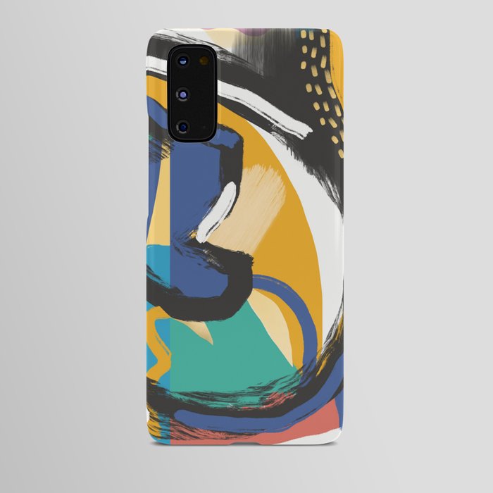 Colorful summer curl abstract Android Case