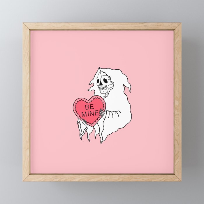 Be Mine Framed Mini Art Print