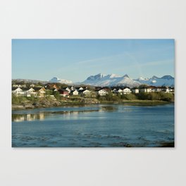 Welcome to Bodø Canvas Print