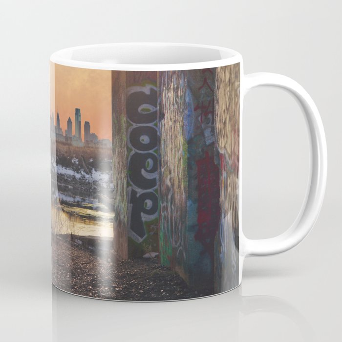 Framed Philly Skyline Coffee Mug