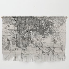 Tucson USA Map Illustration - City Map Drawing -  Wall Hanging