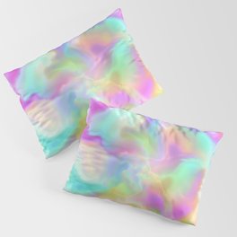 Rainbow liquid colors Pillow Sham