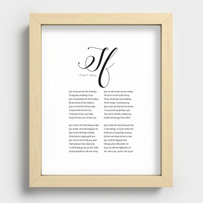 Recessed Framed Print
