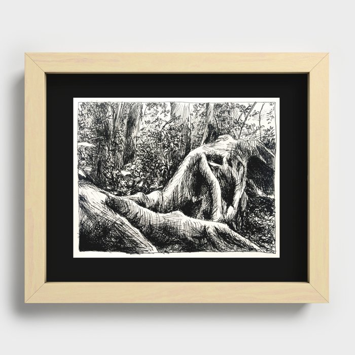 Bosque Eterno Recessed Framed Print