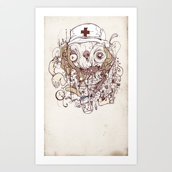 Prescription Medication Art Print