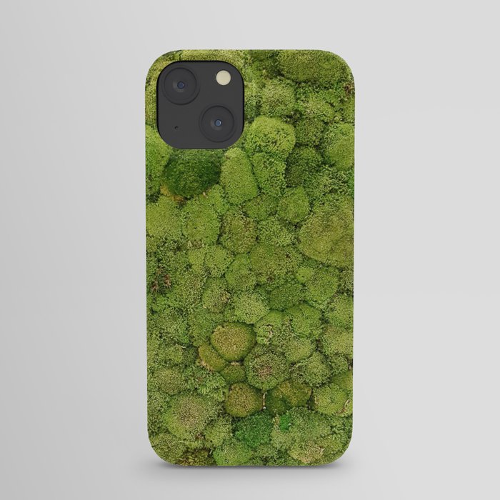 Green moss carpet iPhone Case