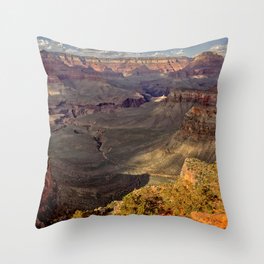 Grand Canyon viewed from Cedar Ridge South Kaibab Trail Throw Pillow