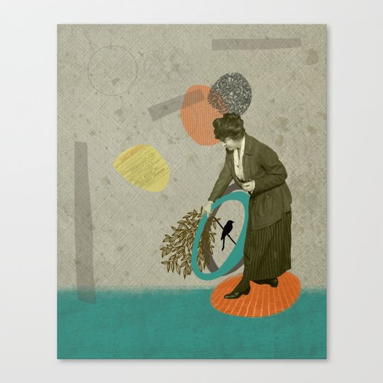 Driving getaway Canvas Print