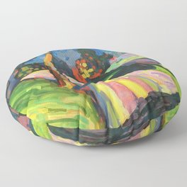 Wassily Kandinsky | Abstract Art Floor Pillow